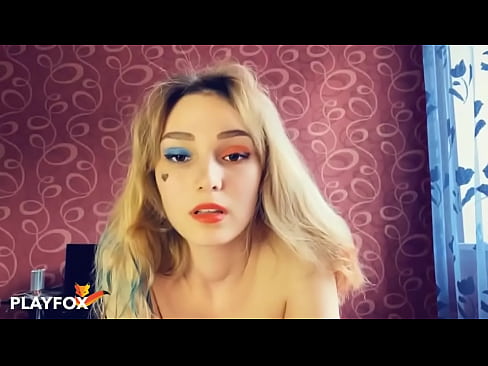 ❤️ Чарівні окуляри віртуальної реальності подарували мені секс з Харлі Квінн Чортове відео  у нас ❌️